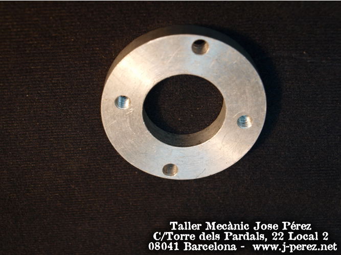 Tapa eje motor de aluminio