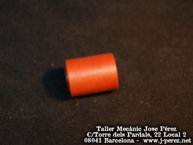 Casquillo de PVC rojo